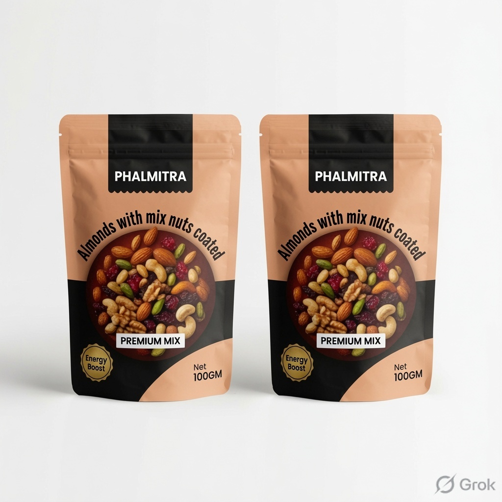 Almonds with Mix Nuts Coated Family Pack